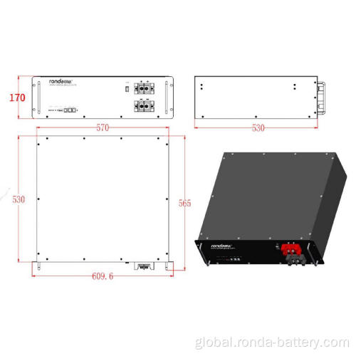 Lithium-Ion Forklift Batteries 24V 210Ah LiFePO4 Battery for Forklift Car Factory